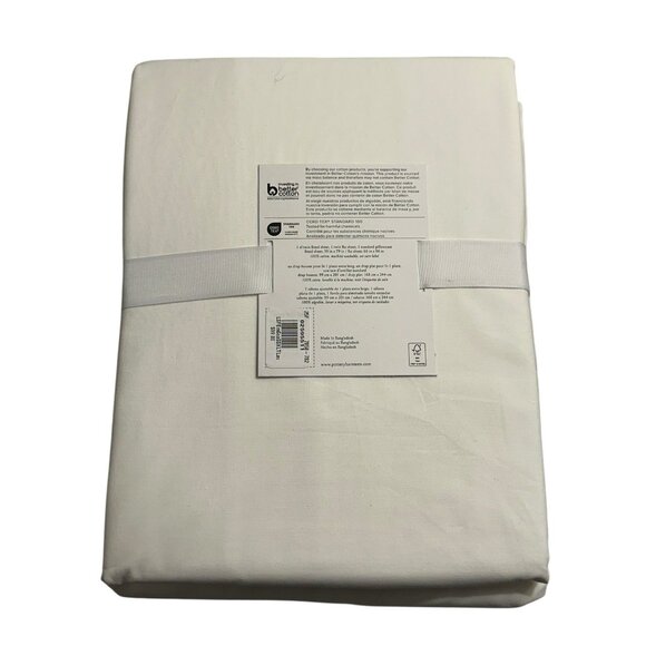 Pottery Barn LoveShackFancy Embroidered Scallop Sheet Set Twin XL NEW Purple - Picture 5 of 5